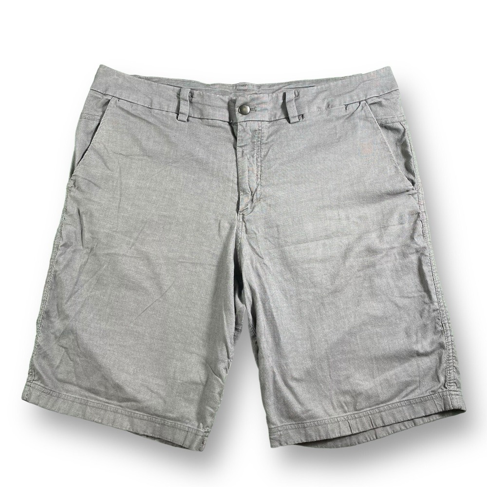 Lululemon The Works Short *Quick Oxford 11"Cable / Dark Ash Mens Sz 38 EUC